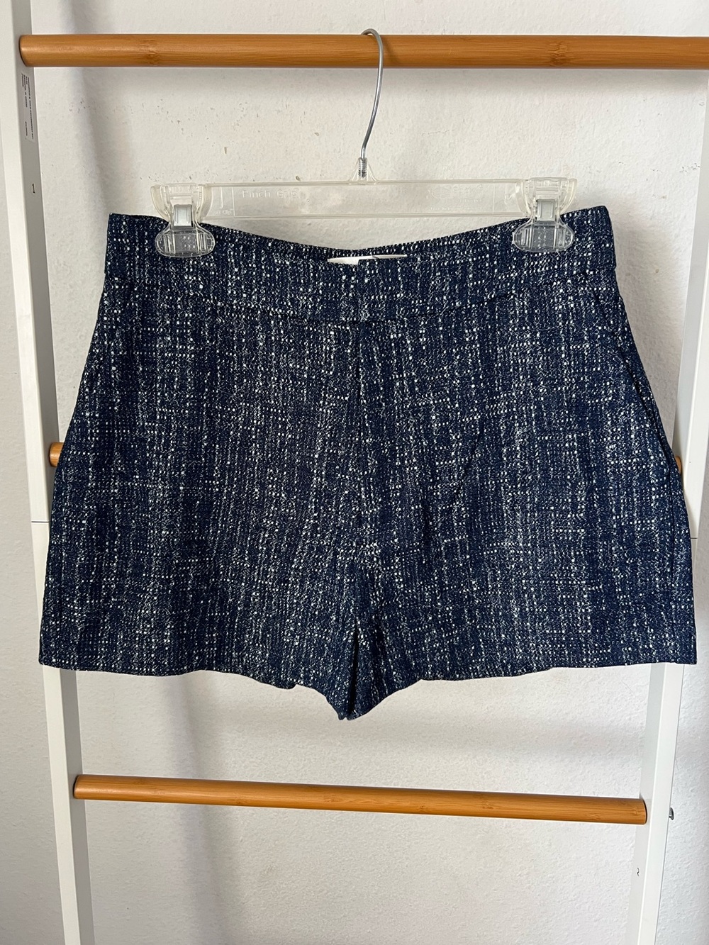 Frame  Navy Tweed  Shorts